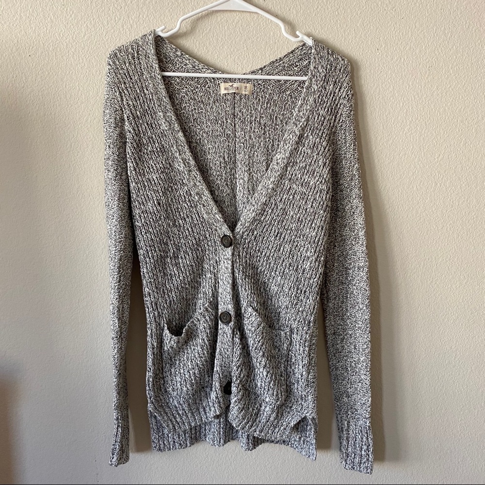salt & pepper cardigan
